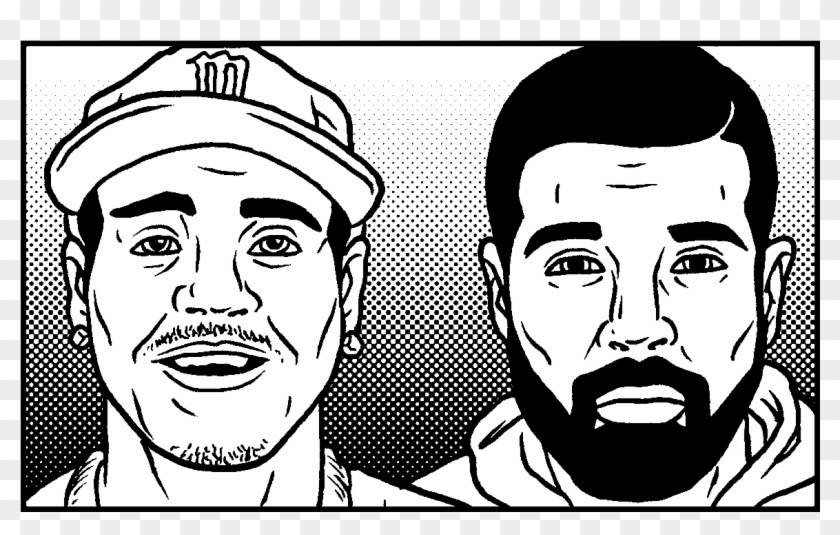 Nyjah Huston = Drake - Illustration Clipart