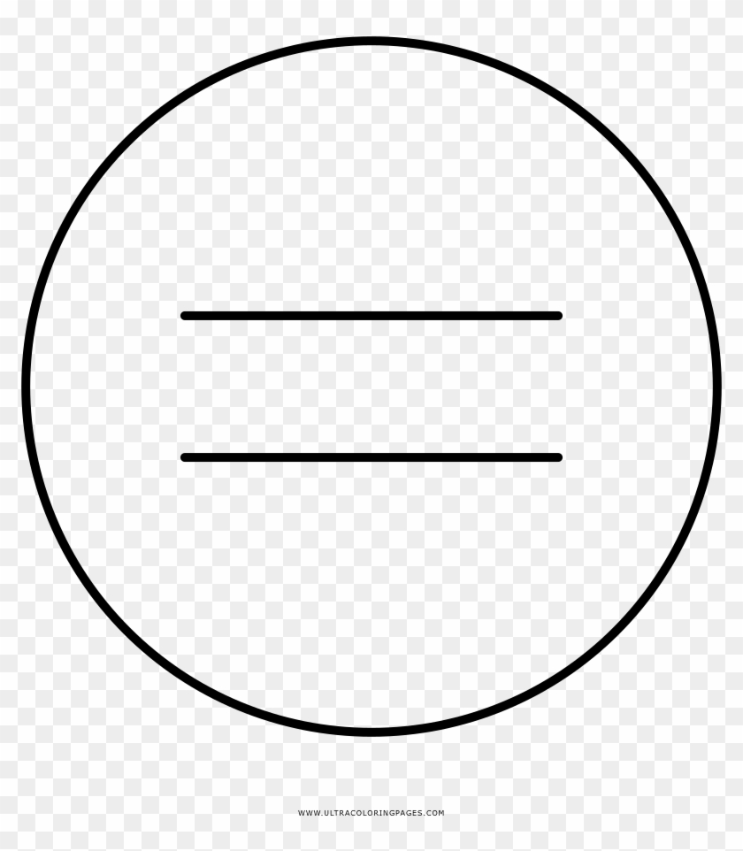 Equal Sign Coloring Page - Olx, Inc. Clipart