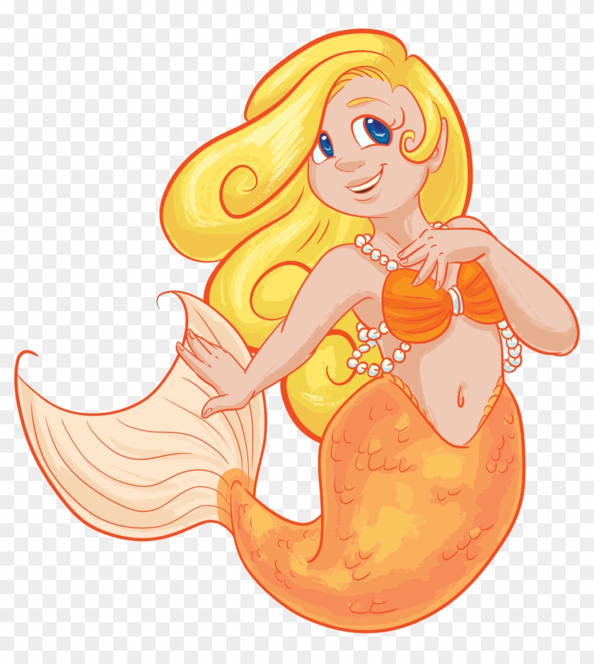 This Free Icons Png Design Of Blonde Mermaid Clipart