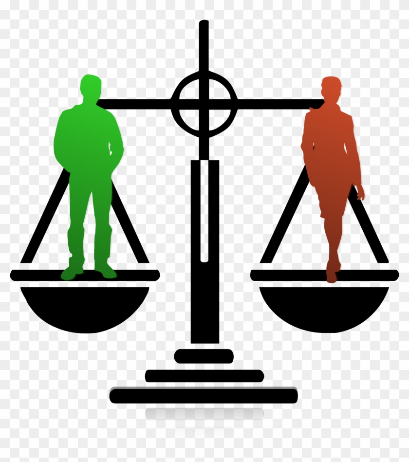 Equality Business Man Woman Equal 1245578 - Gender Equality Transparent Background Clipart