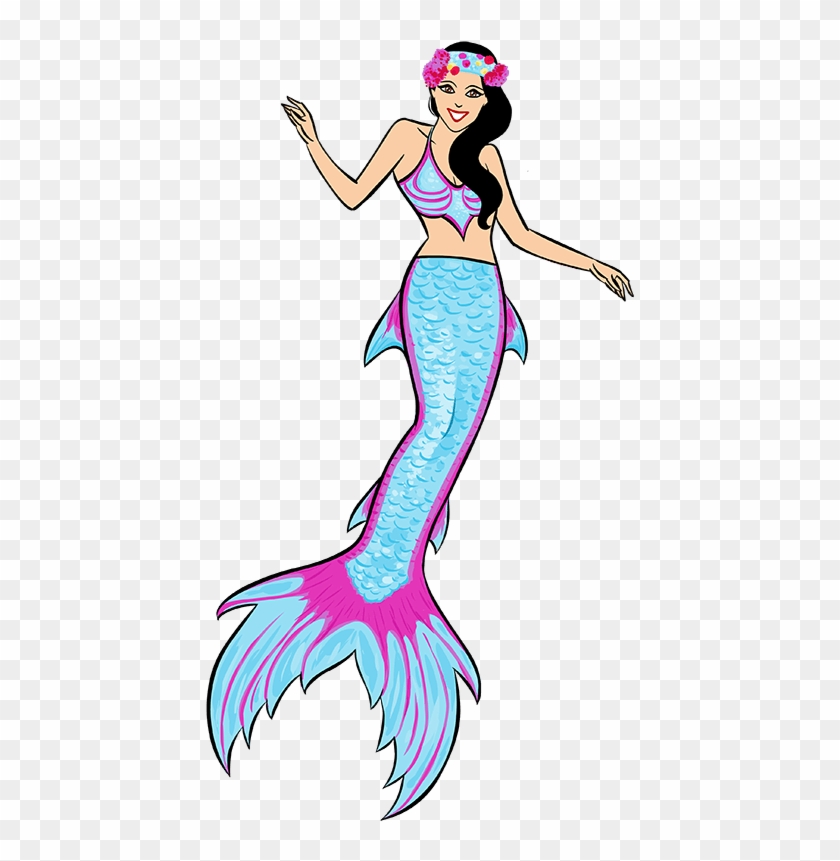 Mermaid Tails For Children And Adults Silicone - Realistic Cartoon Mermaids Clipart #231104
