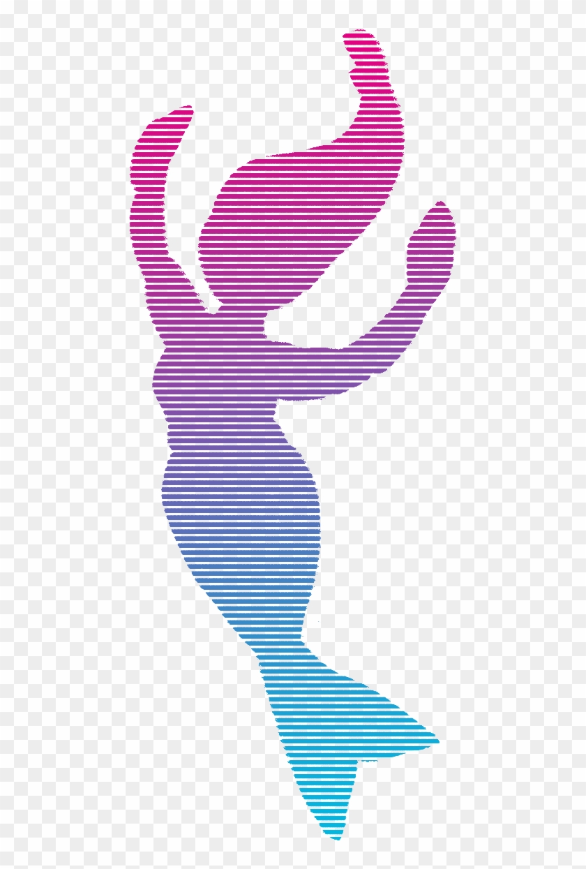 "very 80s Chubby Mermaid Design Also A Little Bit " - Illustration Clipart