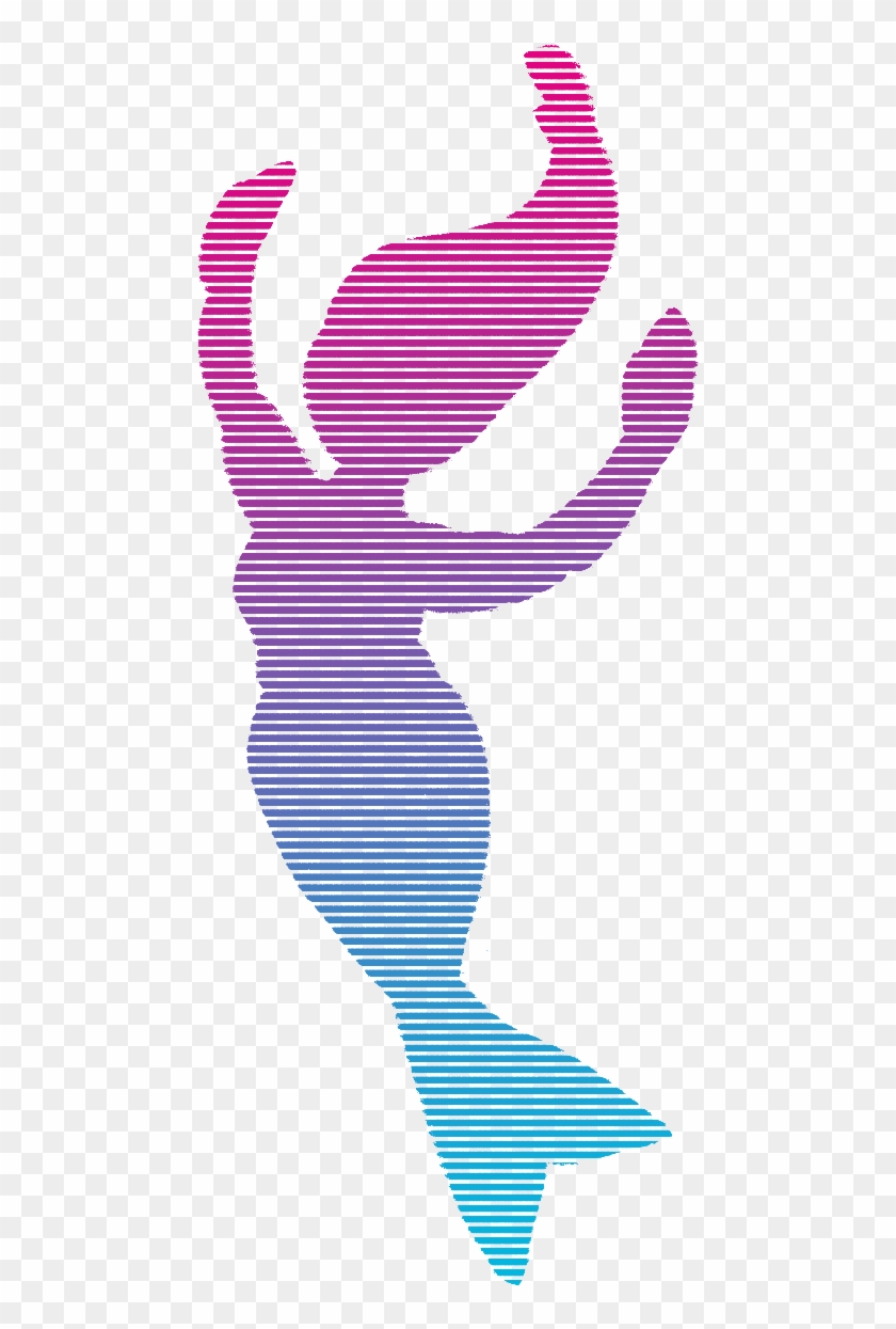 "very 80s Chubby Mermaid Design Also A Little Bit " - Illustration Clipart #231160