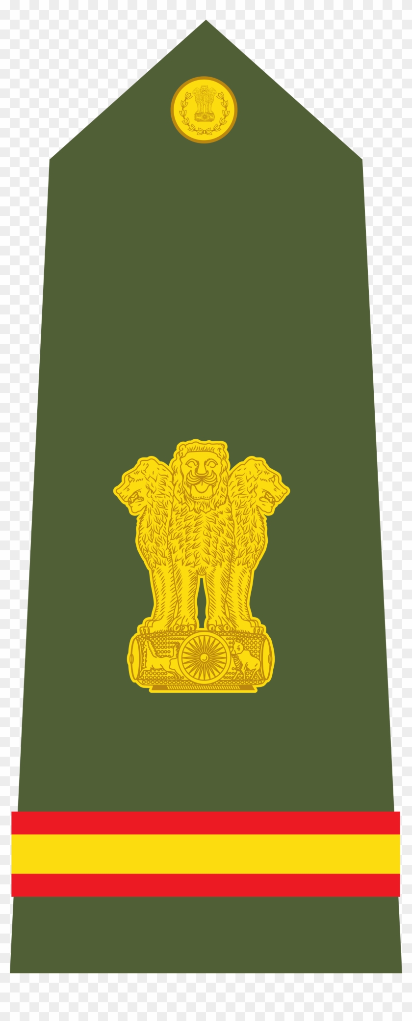 Open - Major General Rank In Indian Army Clipart