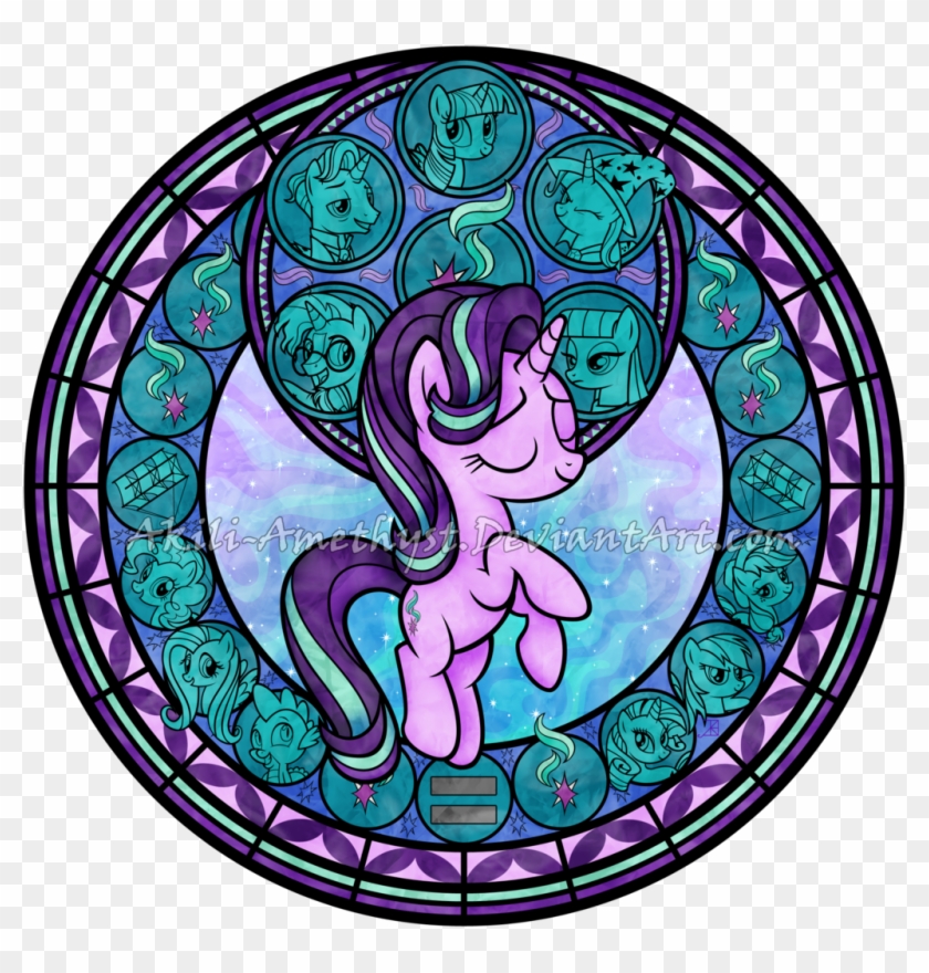 Alicorn, Applejack, Artist - Stained Glass Mlp Starlight Glimmer Clipart #231331