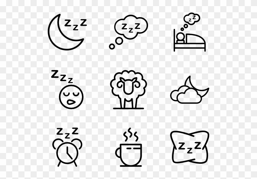 Sleeping - Family Icon Transparent Background Clipart #231526