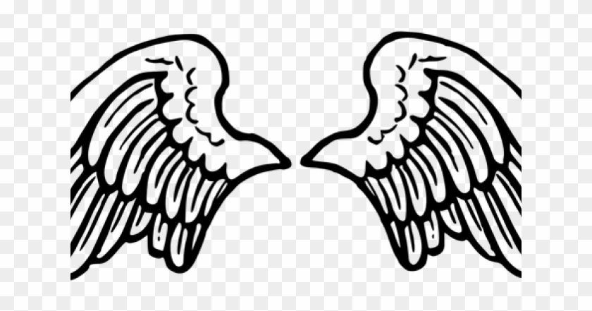 Angels Clipart Angel Wing - Cartoon Angel Wings Png Transparent Png #231630