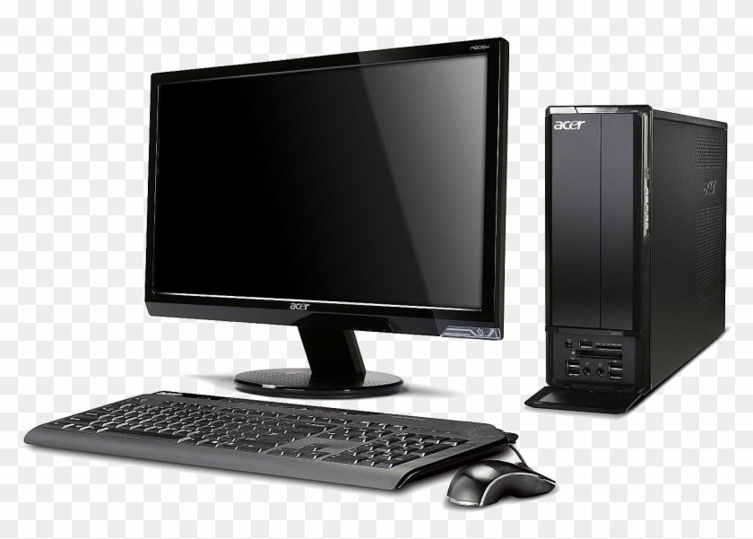 Desktop Computer Png Clipart - Acer Pc Transparent Png