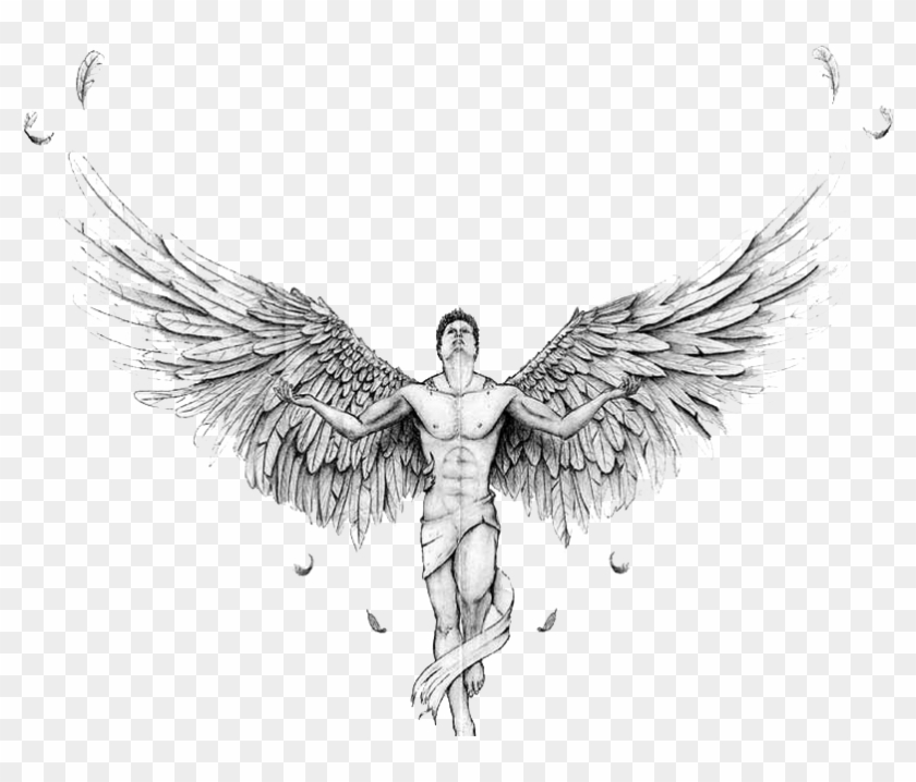 Angel Tattoos Transparent Png Image - Angel Tattoo Png Clipart