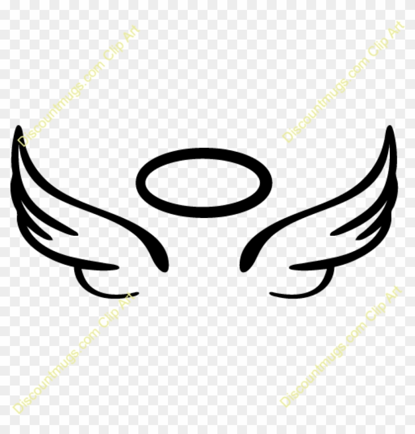 Angel Vector Angle Wing - Wings And Halo Clipart - Png Download #232058
