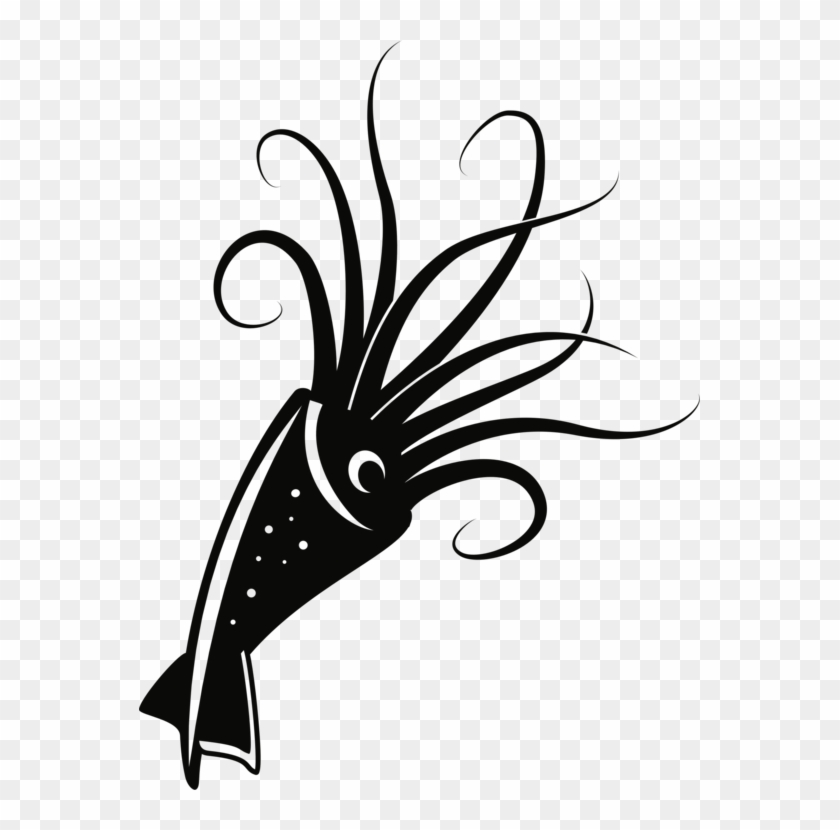 Giant Squid Octopus Encapsulated Postscript Cephalopod - Squid Clipart #232211