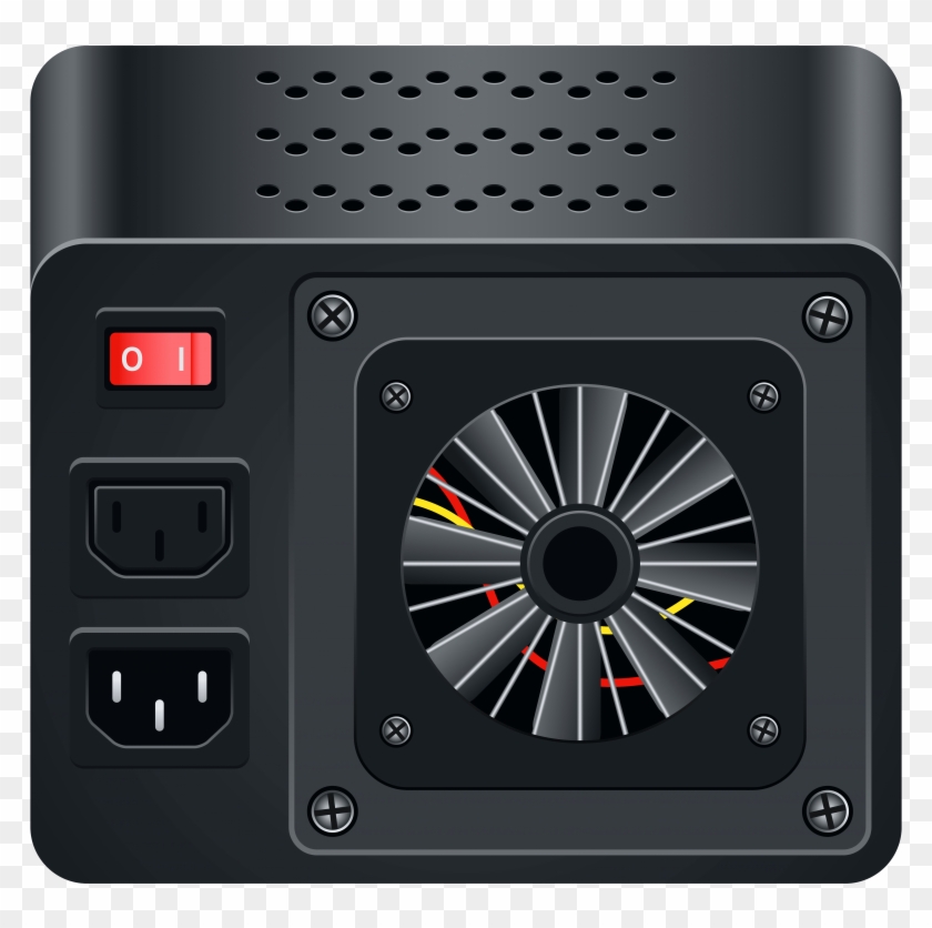 Download Special Black Power Supply Computer Clipart - Electronics - Png Download