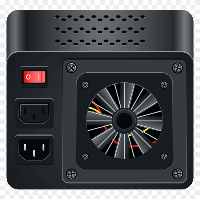 Download Special Black Power Supply Computer Clipart - Electronics - Png Download #232236
