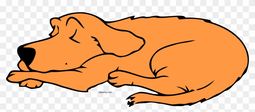 Dog Sleeping Peru Color Clipart Png - Dog Sleeping Clipart Transparent Png #232265