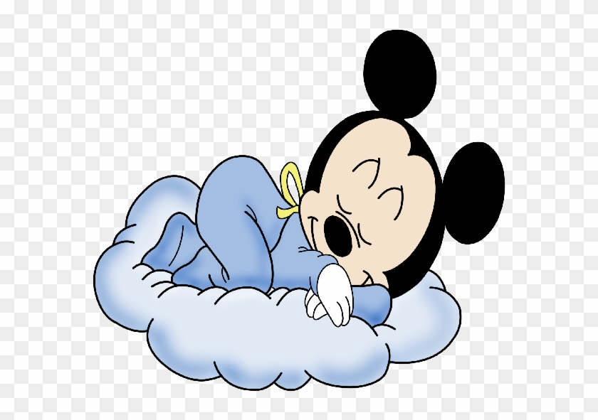 Baby Mickey Mouse Sleeping Png Baby Mickey Sleeping - Baby Mickey Mouse Sleeping Clipart #232414