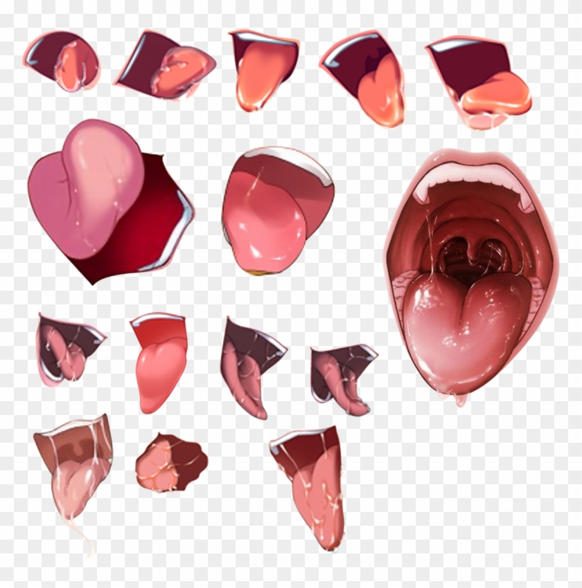 Tongues - Ahegao Mouth Clipart