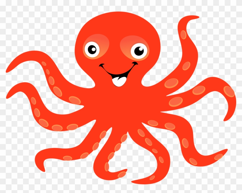 Image Transparent Download Collection Of Free Cephalopode - Transparent Background Octopus Clipart - Png Download #232491