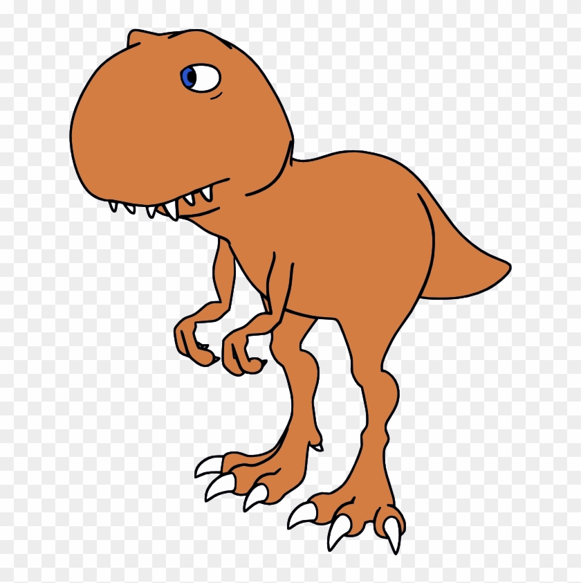 T-rex Cliparts - Cartoon Drawing Dinosaur - Png Download #232547