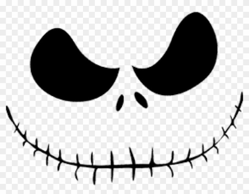 Jack Skellington Face , Png Download - Free Printable Jack Skellington Pumpkin Stencil Clipart #232654