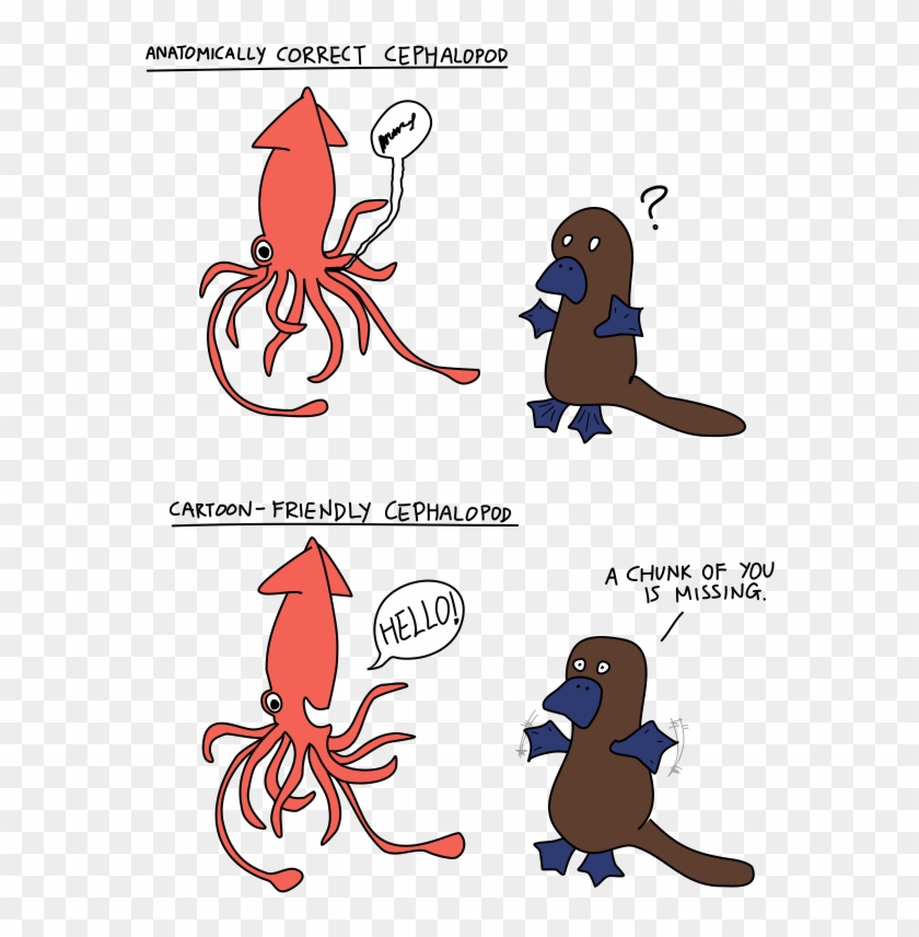 The And Platypus Small Scribbles Image Clipart