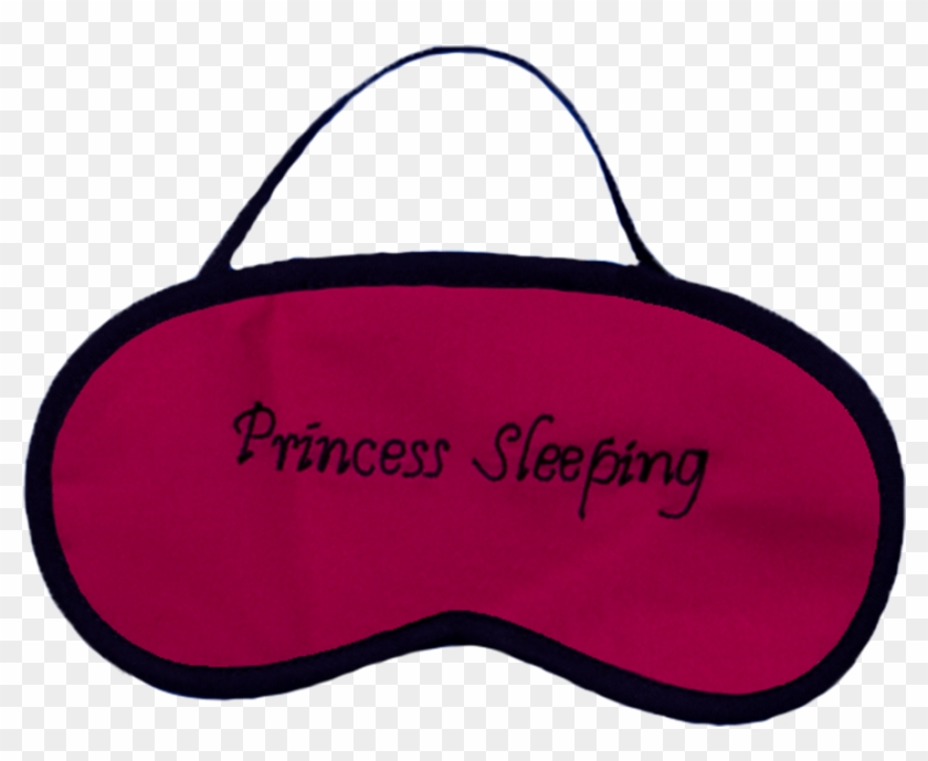 Princess Sleeping Pink Eye Mask - Sleeping Eye Mask Transparent Clipart #232756