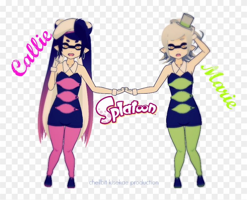 Splatoon Squid Sisters Exports By Chellbit On - Splatoon Human Squid Sisters Clipart