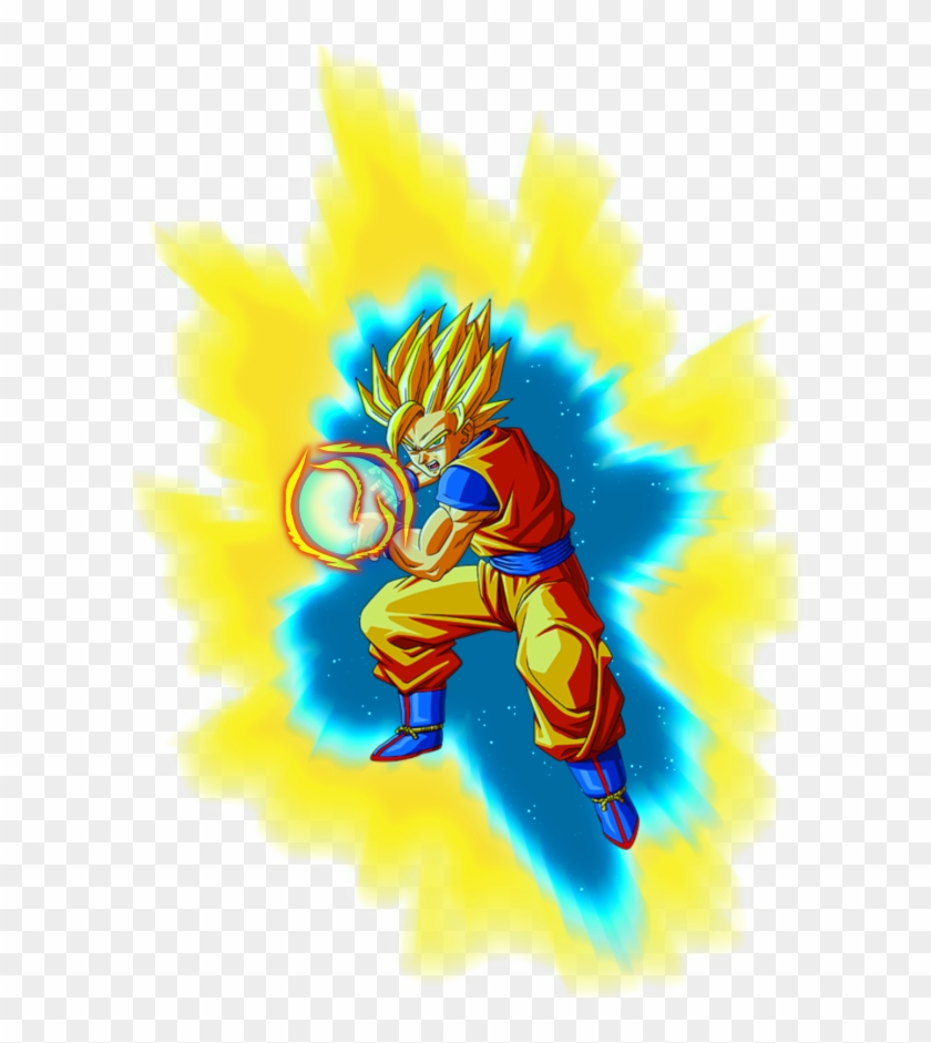 Aura Png - Ssj Goku With Aura Clipart