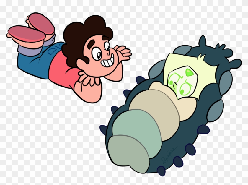 Cartoon Vertebrate Human Behavior Hand Clip Art - Steven Universe Peridot Sleepy - Png Download #232989