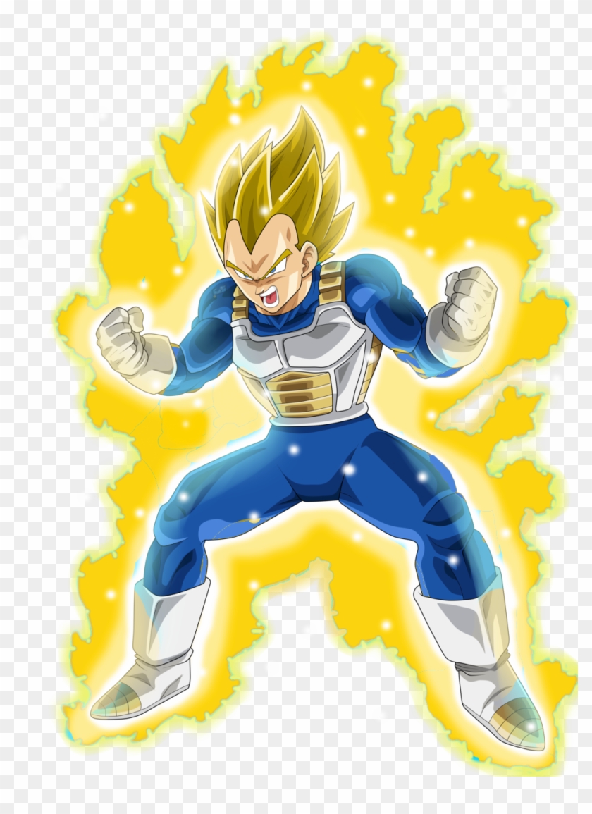 Vegeta Super Saiyan Blue Aura By Frost Z Daveezm Clipart #233285