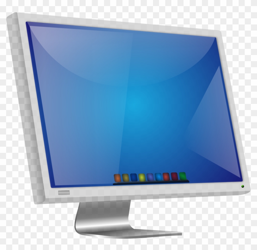 Clip Art Linux Lcd Big Image Png - Lcd Monitor Clipart Transparent Png #233658