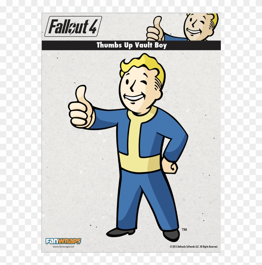 Fallout 4 Vault Boy Png - Vault Boy Thumbs Up Clipart #233696
