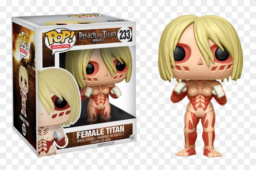 Attack On Titan - Funko Pop Female Titan Clipart #233892