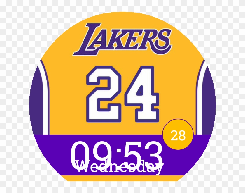 La Lakers Watch Face Preview Clipart