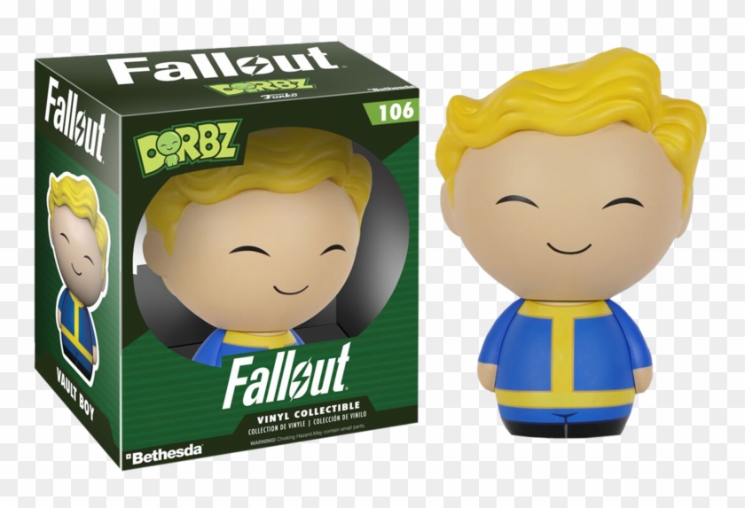 Vault Boy Dorbz Vinyl Figure - Dorbz Fallout Clipart #234101