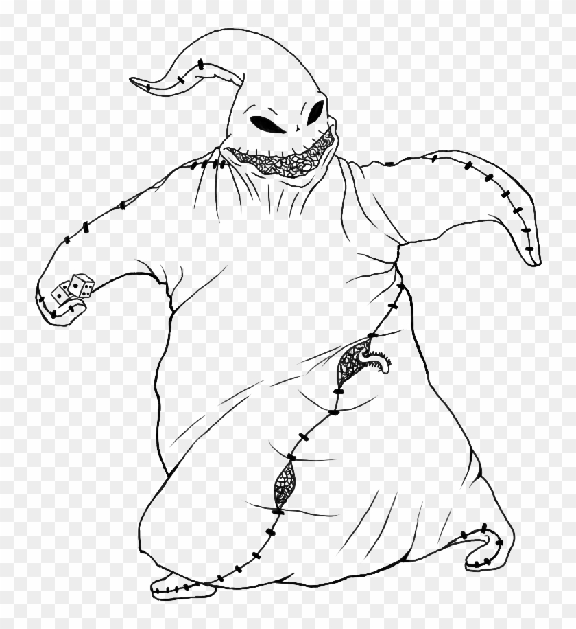 Nightmare Before Christmas Coloring Pages Sally Night - Nightmare Before Christmas Coloring Pages Oogie Boogie Clipart #234121