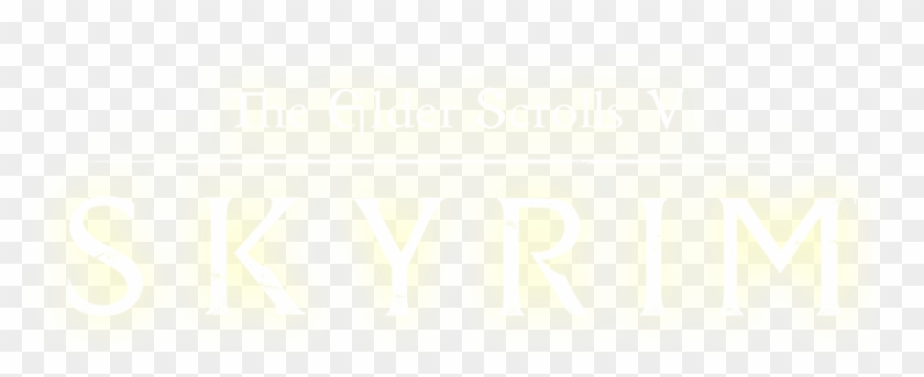 Elder Scrolls Skyrim Logo Png Clipart #234223