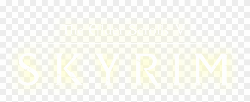 Elder Scrolls Skyrim Logo Png Clipart