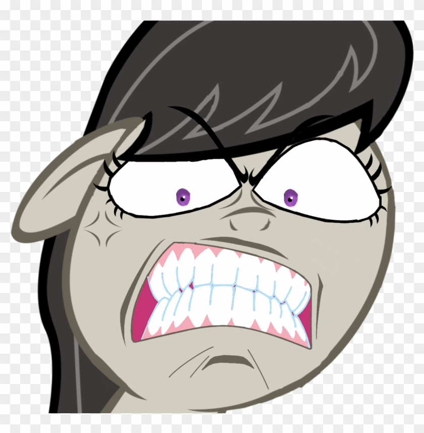 Uploaded - Rage Anger Anime Face Clipart