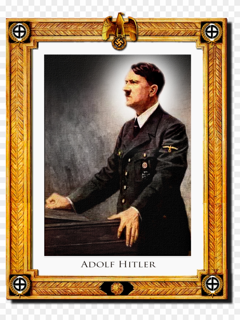 The Enigma Of Hitler - Framed Painting Of Adolf Hitler Clipart #234352