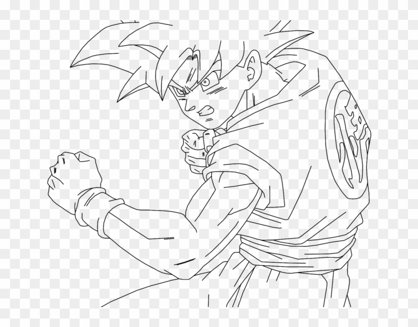 Royalty Free Library Goku God Drawing At Getdrawings - Goku Saiyan God Db Super Drawing Clipart