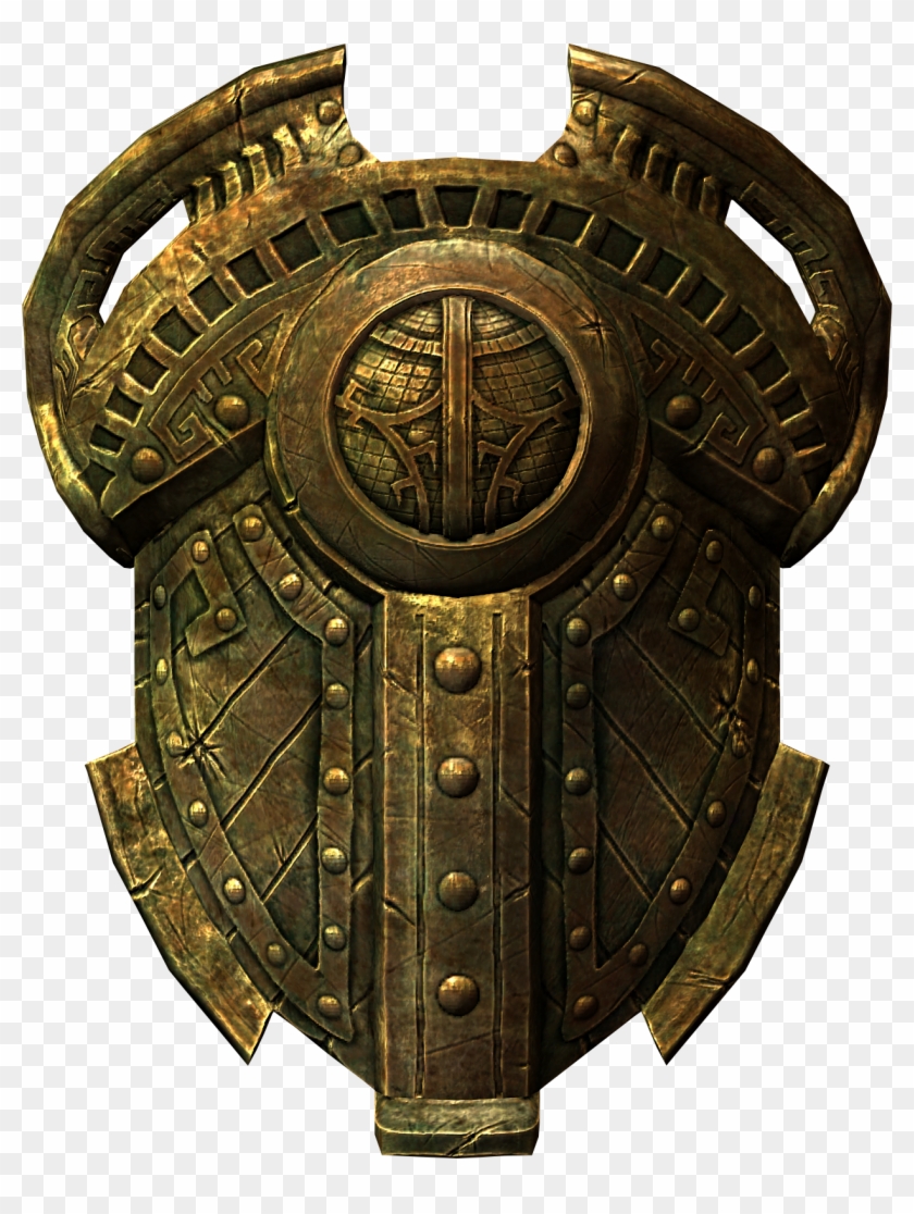 Dwarven Shield - Elder Scrolls Skyrim Shields Clipart #234439
