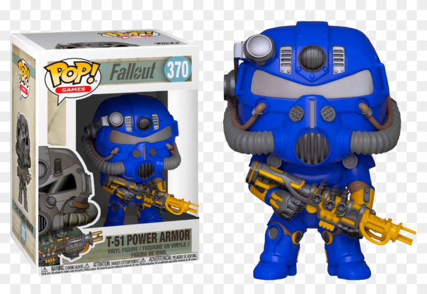 Vault Tec T-51 Power Armor Us Exclusive Pop Vinyl Figure - Fallout Power Armor Funko Pop Clipart