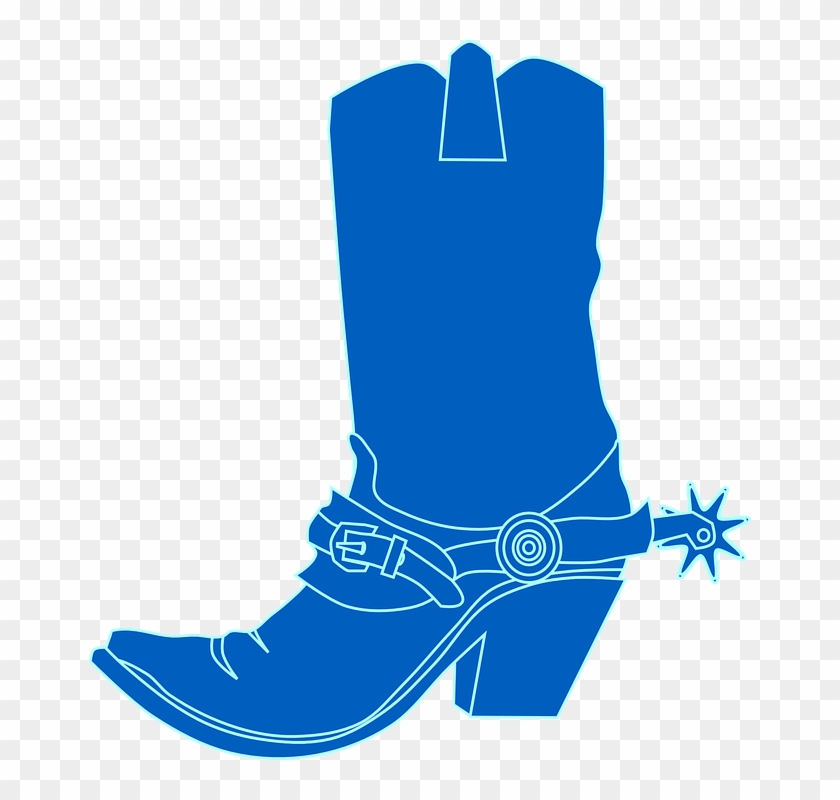 Boots Clipart Woody - Blue Boot Clip Art - Png Download #234587