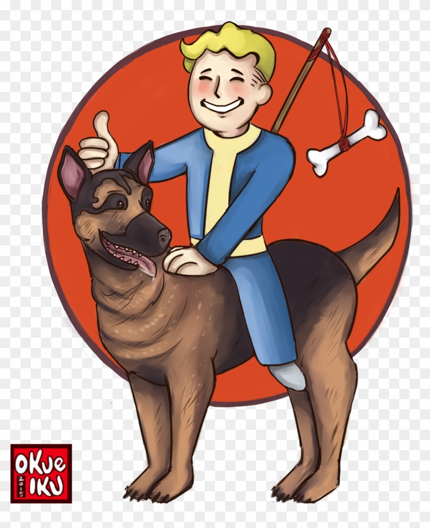 Vault Boy's Ride - Cartoon Clipart #234753