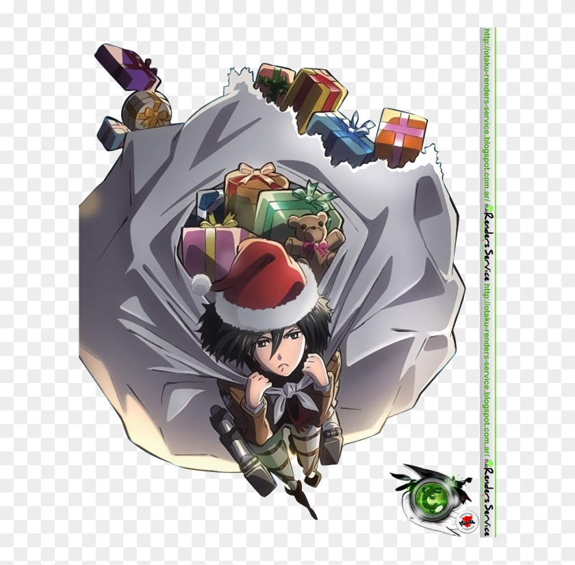 Shingeki No Kyojin, Ouran Host Club, Mikasa, Studio - Shingeki No Kyojin Navidad Clipart #234817