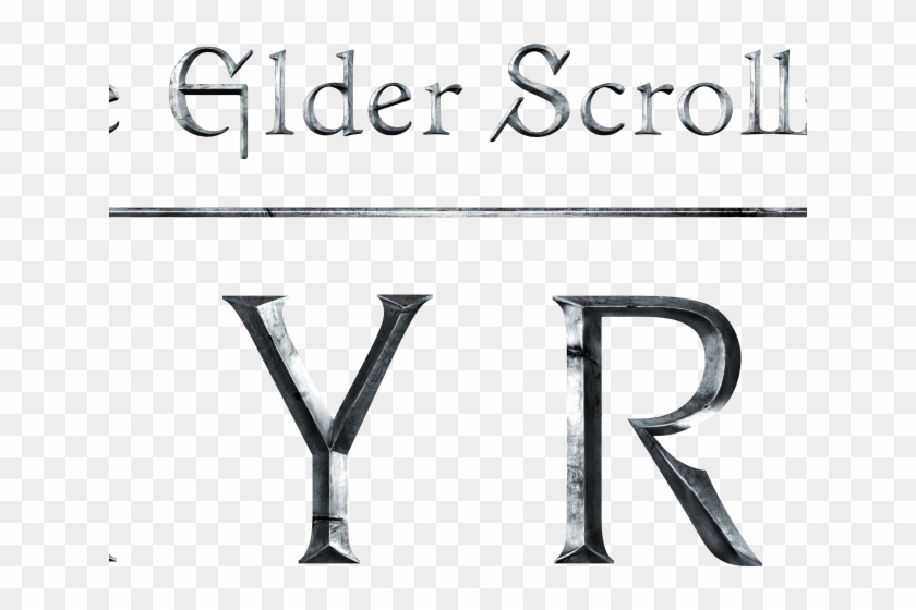 The Elder Scrolls Clipart Skyrim Logo - Elder Scrolls - Png Download
