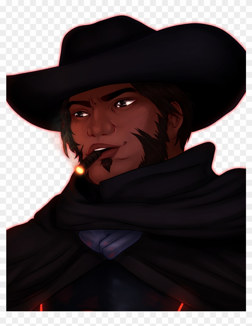 Blackwatch Mccree - Blackwatch Mccree Fanart Clipart