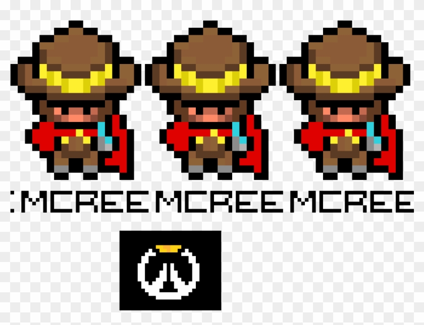 Mccree - Pixel Art Mccree Clipart #234999