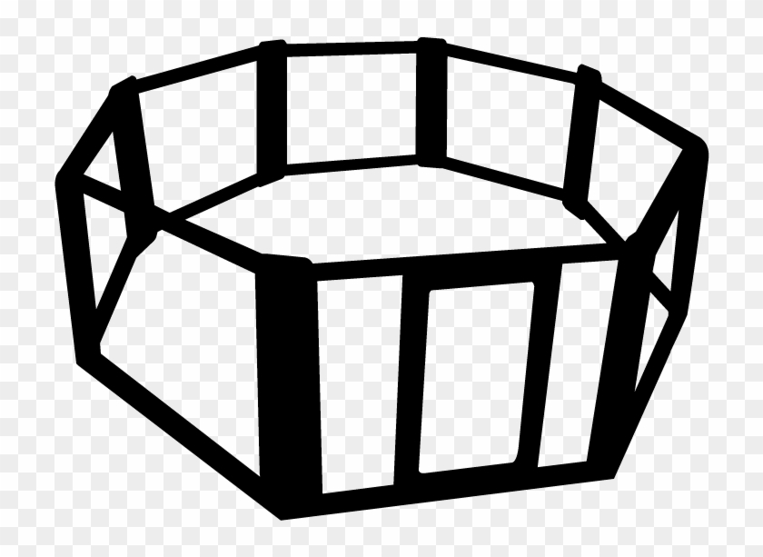Cage Clipart Octagon - Illustration - Png Download
