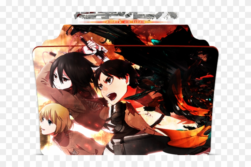 Folder Icons Attack On Titan - Eren Yeager Clipart